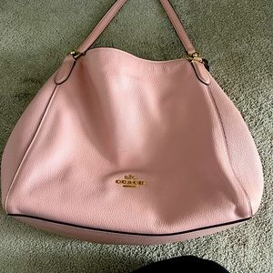 Coach pink hobo bag